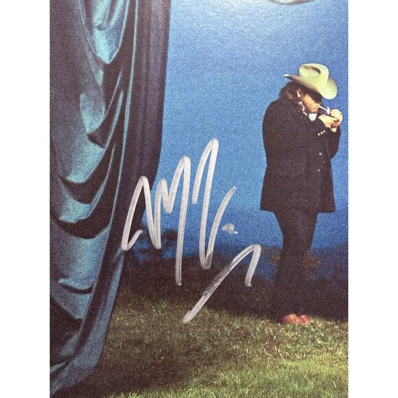 SIGNED COVER - Marcus King - Darling Blue - Denim Blue Vinyl AUTOGRAPHED - Picture 2 of 7